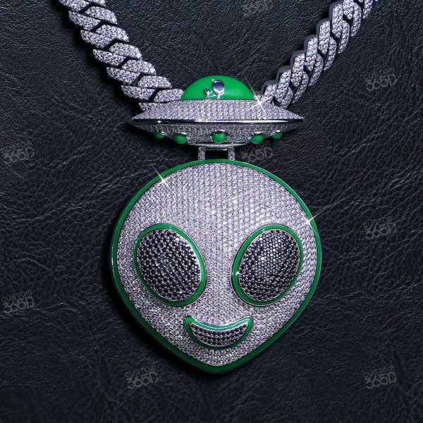 Alien Bling logo Pendant