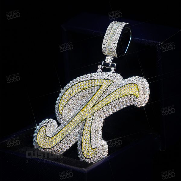 Cursive K Pendant