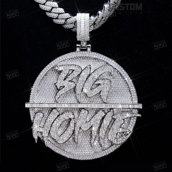 'Big Homie' circle pendant