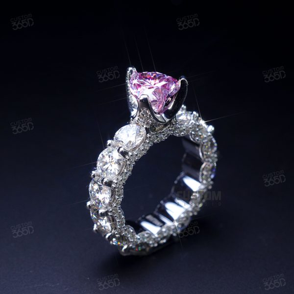 Pink Radiance Eternity Ring