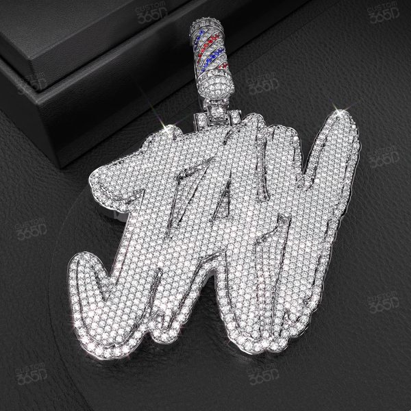 Dazzling Custom Name Pendant